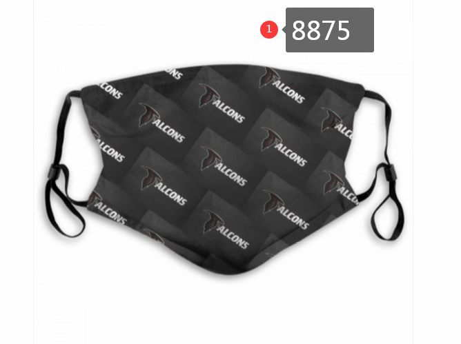 Atlanta Falcons #6 Dust mask with filter->nfl dust mask->Sports Accessory